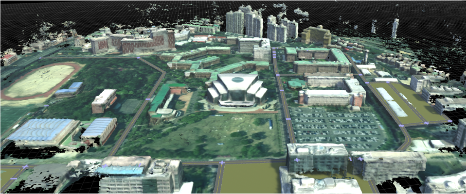 Campus 3DGS Map for Simulation